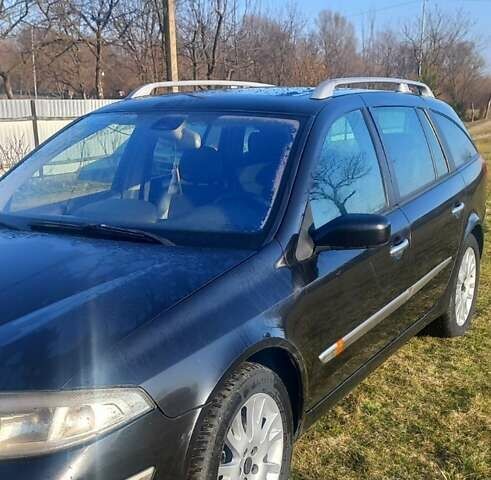 Черный Рено Лагуна, объемом двигателя 2.19 л и пробегом 288 тыс. км за 3200 $, фото 1 на Automoto.ua