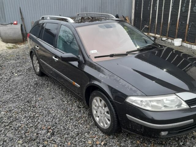 Черный Рено Лагуна, объемом двигателя 2 л и пробегом 420 тыс. км за 1800 $, фото 1 на Automoto.ua