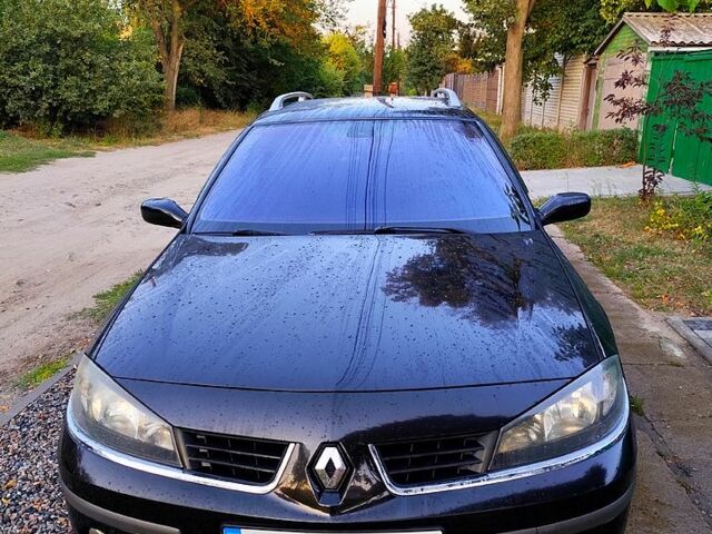 Черный Рено Лагуна, объемом двигателя 2 л и пробегом 222 тыс. км за 4400 $, фото 1 на Automoto.ua