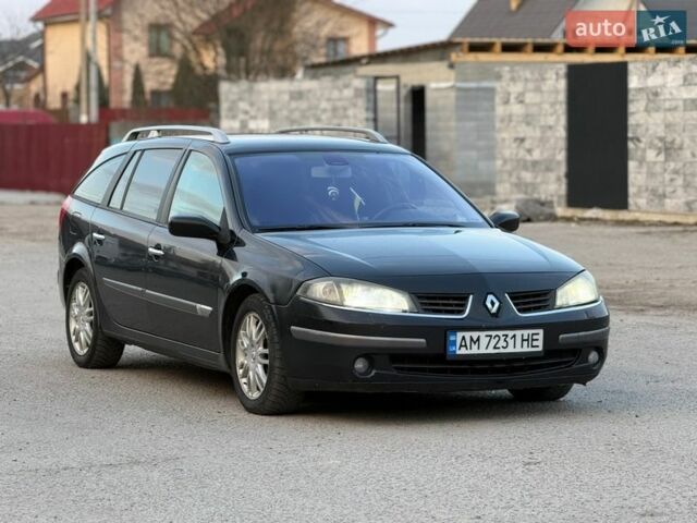 Черный Рено Лагуна, объемом двигателя 2 л и пробегом 300 тыс. км за 3650 $, фото 1 на Automoto.ua