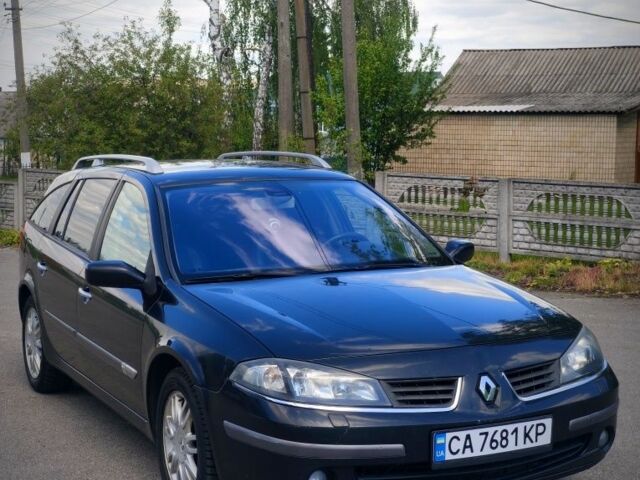Черный Рено Лагуна, объемом двигателя 2 л и пробегом 348 тыс. км за 3500 $, фото 1 на Automoto.ua