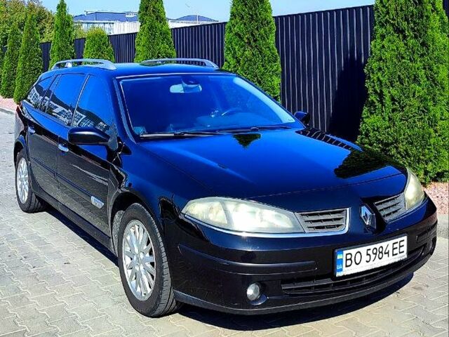 Черный Рено Лагуна, объемом двигателя 2 л и пробегом 285 тыс. км за 4200 $, фото 1 на Automoto.ua