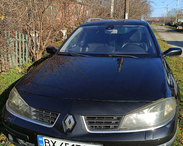 Черный Рено Лагуна, объемом двигателя 2 л и пробегом 267 тыс. км за 4900 $, фото 1 на Automoto.ua