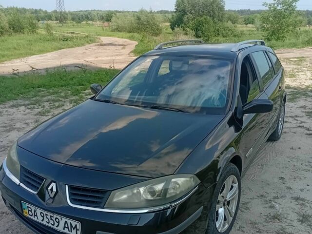 Черный Рено Лагуна, объемом двигателя 2 л и пробегом 140 тыс. км за 5000 $, фото 1 на Automoto.ua