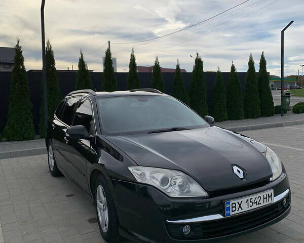 Черный Рено Лагуна, объемом двигателя 2 л и пробегом 281 тыс. км за 7340 $, фото 1 на Automoto.ua