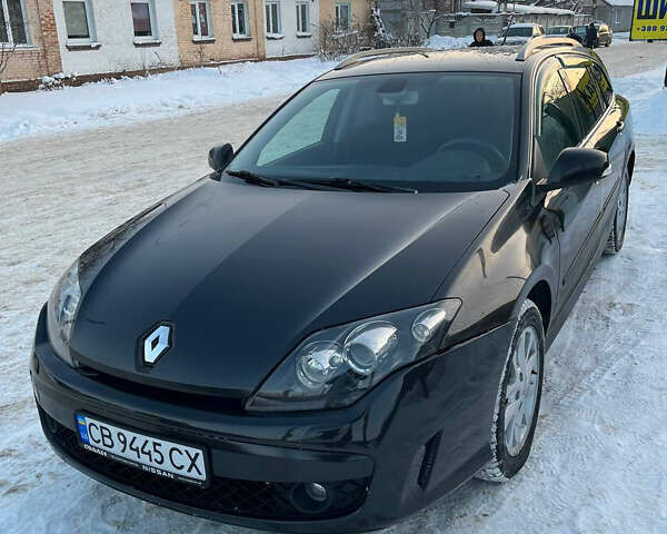 Черный Рено Лагуна, объемом двигателя 1.5 л и пробегом 214 тыс. км за 6500 $, фото 1 на Automoto.ua