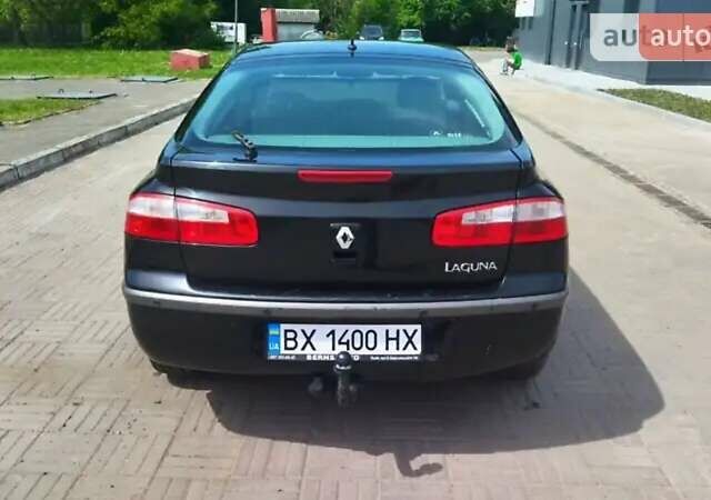 Чорний Рено Лагуна, об'ємом двигуна 2 л та пробігом 315 тис. км за 3700 $, фото 1 на Automoto.ua