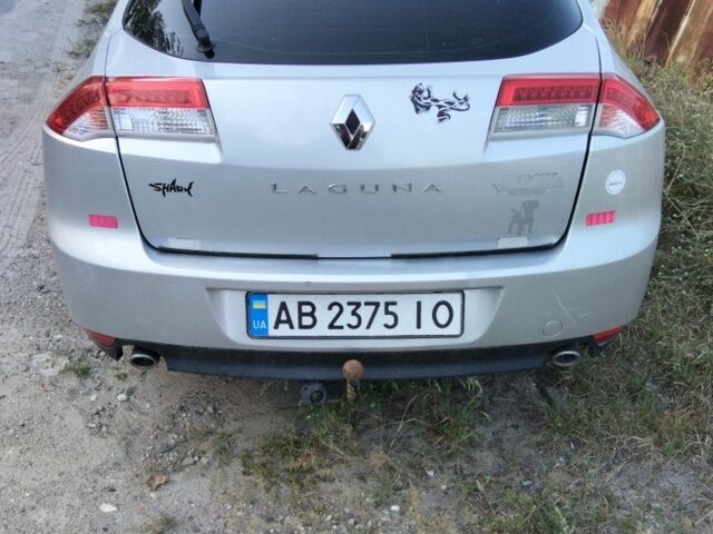 Сірий Рено Лагуна, об'ємом двигуна 2 л та пробігом 240 тис. км за 1910 $, фото 1 на Automoto.ua
