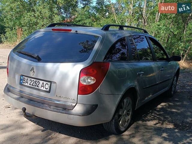 Серый Рено Лагуна, объемом двигателя 2 л и пробегом 325 тыс. км за 4400 $, фото 1 на Automoto.ua