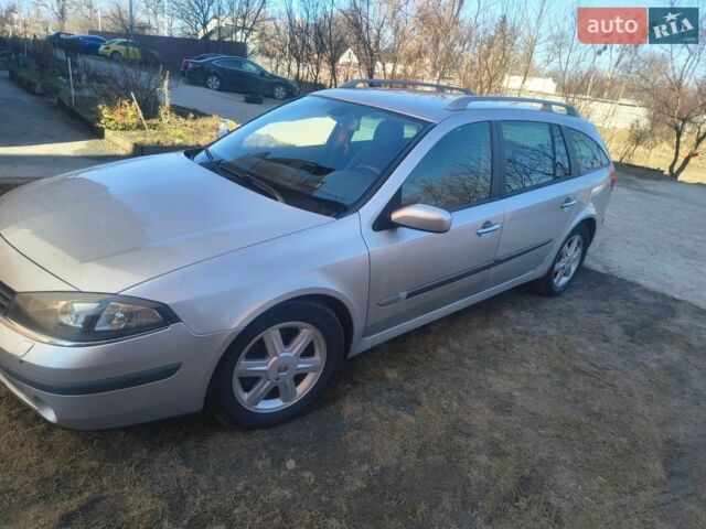 Серый Рено Лагуна, объемом двигателя 2 л и пробегом 323 тыс. км за 3500 $, фото 1 на Automoto.ua