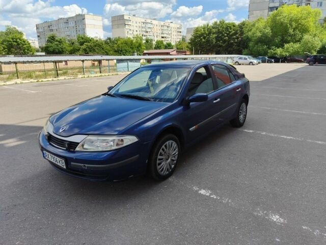 Синий Рено Лагуна, объемом двигателя 1.9 л и пробегом 343 тыс. км за 2592 $, фото 1 на Automoto.ua