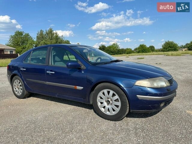 Синий Рено Лагуна, объемом двигателя 2 л и пробегом 345 тыс. км за 2900 $, фото 1 на Automoto.ua