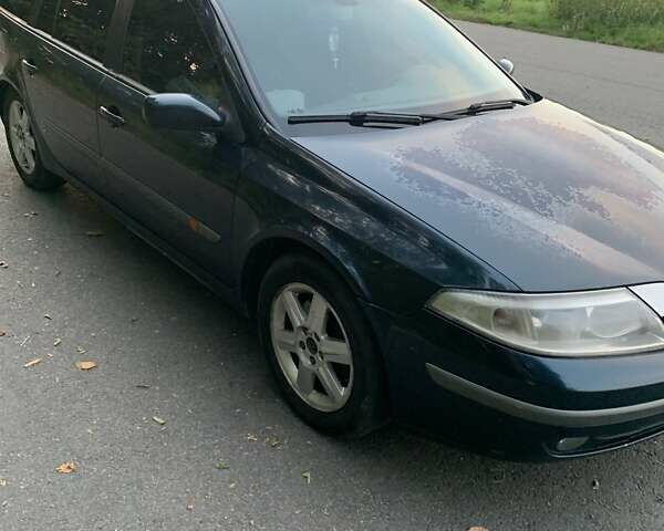 Синий Рено Лагуна, объемом двигателя 2 л и пробегом 240 тыс. км за 3200 $, фото 1 на Automoto.ua