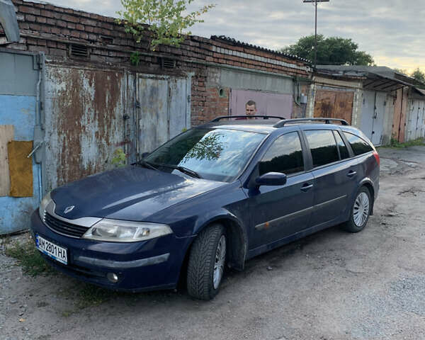 Синий Рено Лагуна, объемом двигателя 1.87 л и пробегом 397 тыс. км за 2600 $, фото 1 на Automoto.ua