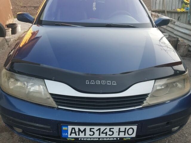 Синий Рено Лагуна, объемом двигателя 1.9 л и пробегом 338 тыс. км за 3650 $, фото 1 на Automoto.ua