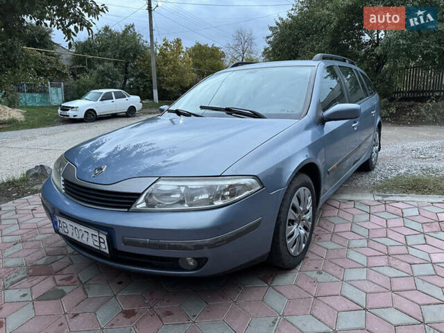 Синий Рено Лагуна, объемом двигателя 2 л и пробегом 280 тыс. км за 2650 $, фото 1 на Automoto.ua