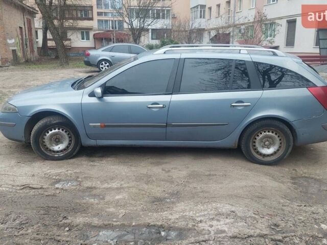Синий Рено Лагуна, объемом двигателя 1.9 л и пробегом 330 тыс. км за 1820 $, фото 1 на Automoto.ua