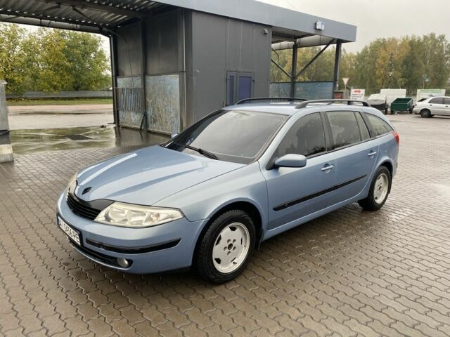 Синий Рено Лагуна, объемом двигателя 1.6 л и пробегом 290 тыс. км за 3309 $, фото 1 на Automoto.ua