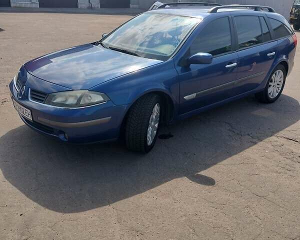Синий Рено Лагуна, объемом двигателя 2 л и пробегом 192 тыс. км за 4600 $, фото 1 на Automoto.ua