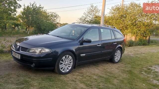 Синий Рено Лагуна, объемом двигателя 2 л и пробегом 320 тыс. км за 4800 $, фото 1 на Automoto.ua