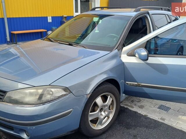 Синий Рено Лагуна, объемом двигателя 2 л и пробегом 322 тыс. км за 3900 $, фото 1 на Automoto.ua