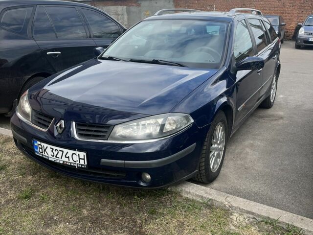 Синий Рено Лагуна, объемом двигателя 2 л и пробегом 278 тыс. км за 4000 $, фото 1 на Automoto.ua