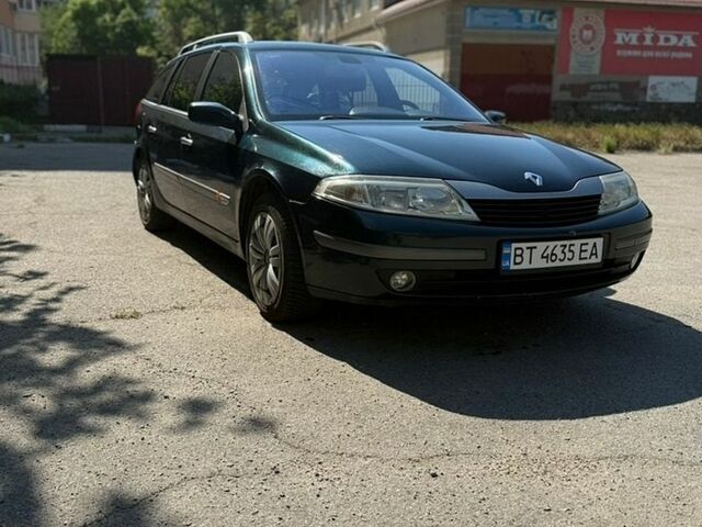 Зелений Рено Лагуна, об'ємом двигуна 2 л та пробігом 200 тис. км за 3900 $, фото 1 на Automoto.ua
