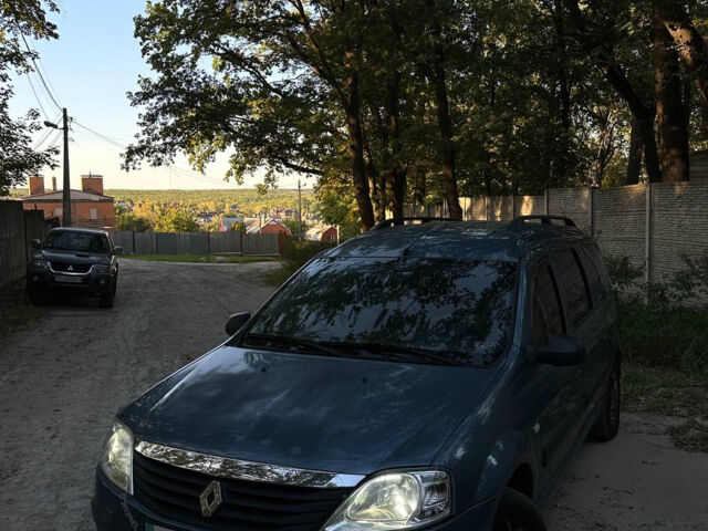 Синий Рено Логан МСВ, объемом двигателя 1.6 л и пробегом 196 тыс. км за 6300 $, фото 1 на Automoto.ua