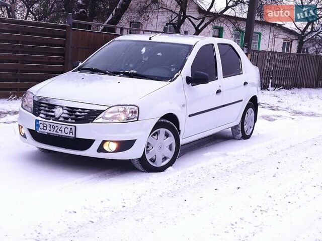 Белый Рено Логан, объемом двигателя 1.46 л и пробегом 130 тыс. км за 5200 $, фото 1 на Automoto.ua