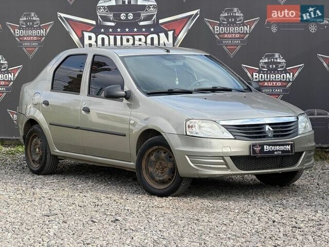 Бежевый Рено Логан, объемом двигателя 1.39 л и пробегом 153 тыс. км за 3490 $, фото 1 на Automoto.ua