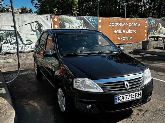 Чорний Рено Логан, об'ємом двигуна 1.6 л та пробігом 241 тис. км за 5400 $, фото 1 на Automoto.ua