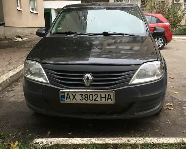 Черный Рено Логан, объемом двигателя 1.39 л и пробегом 224 тыс. км за 2600 $, фото 1 на Automoto.ua