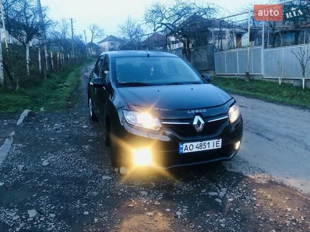 Черный Рено Логан, объемом двигателя 1.1 л и пробегом 145 тыс. км за 4500 $, фото 1 на Automoto.ua