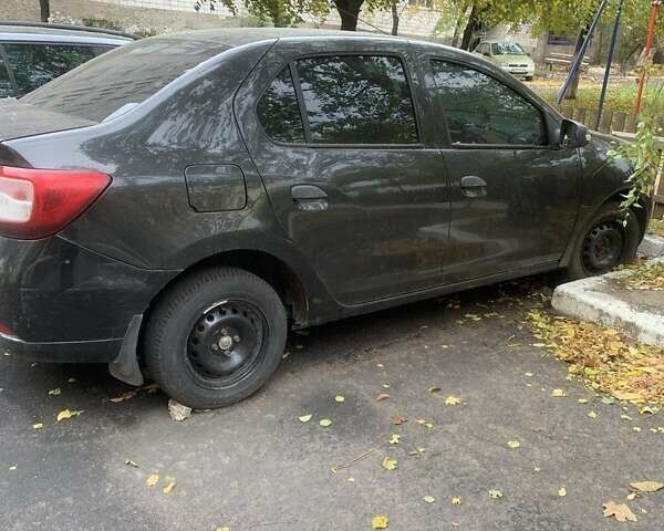 Черный Рено Логан, объемом двигателя 1.2 л и пробегом 210 тыс. км за 4000 $, фото 1 на Automoto.ua