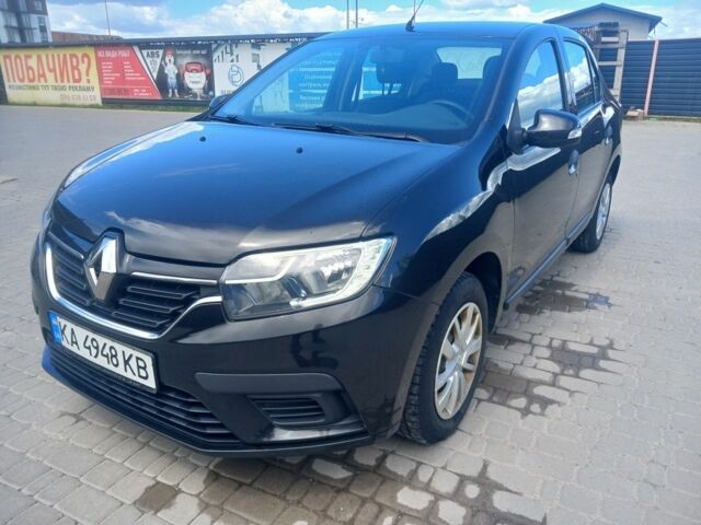 Черный Рено Логан, объемом двигателя 1 л и пробегом 103 тыс. км за 7800 $, фото 1 на Automoto.ua