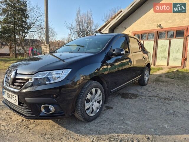 Черный Рено Логан, объемом двигателя 1.46 л и пробегом 74 тыс. км за 14000 $, фото 1 на Automoto.ua
