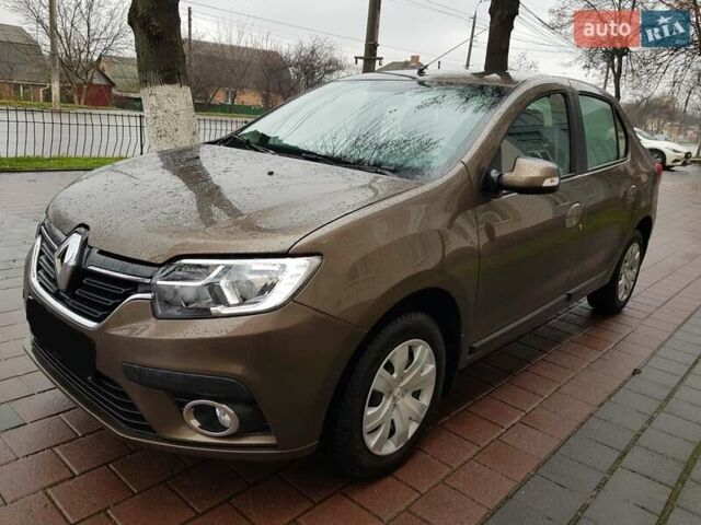 Коричневый Рено Логан, объемом двигателя 0.9 л и пробегом 18 тыс. км за 10800 $, фото 1 на Automoto.ua