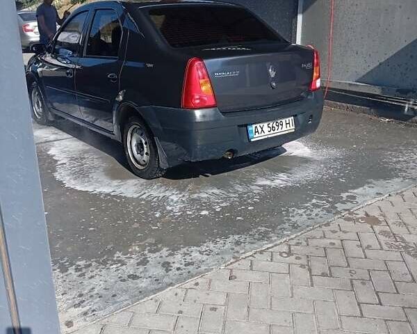 Серый Рено Логан, объемом двигателя 1.4 л и пробегом 160 тыс. км за 3813 $, фото 1 на Automoto.ua