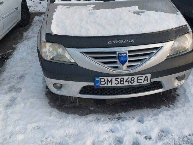 Серый Рено Логан, объемом двигателя 1.6 л и пробегом 194 тыс. км за 5100 $, фото 1 на Automoto.ua