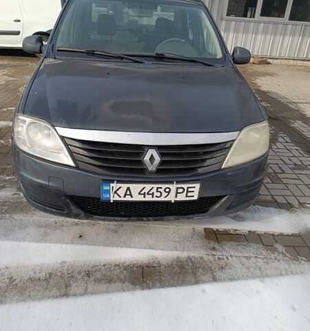 Серый Рено Логан, объемом двигателя 1.39 л и пробегом 315 тыс. км за 3750 $, фото 1 на Automoto.ua