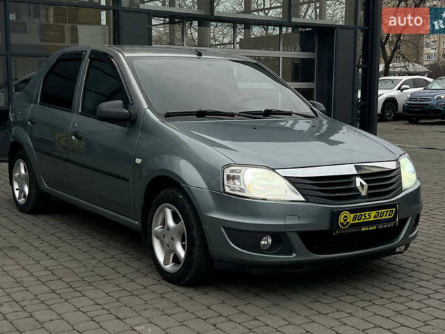 Серый Рено Логан, объемом двигателя 1.39 л и пробегом 196 тыс. км за 4500 $, фото 1 на Automoto.ua