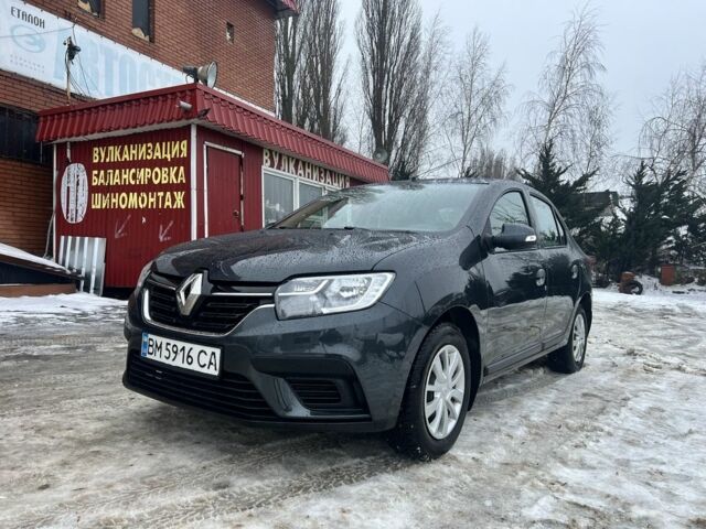 Серый Рено Логан, объемом двигателя 1 л и пробегом 91 тыс. км за 7000 $, фото 1 на Automoto.ua