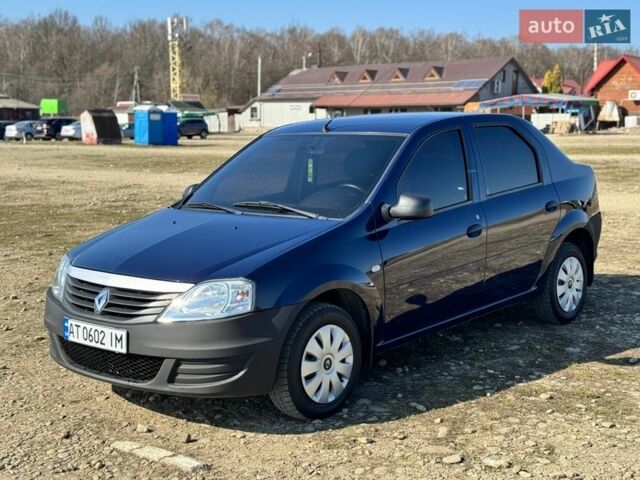 Синий Рено Логан, объемом двигателя 1.39 л и пробегом 162 тыс. км за 3950 $, фото 1 на Automoto.ua