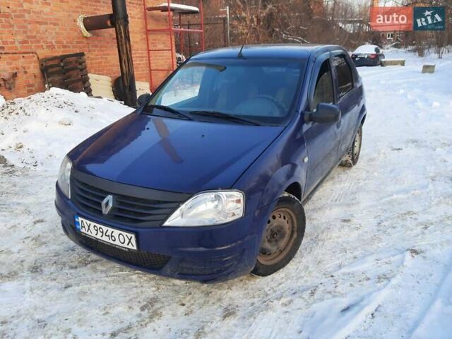 Синий Рено Логан, объемом двигателя 1.4 л и пробегом 185 тыс. км за 2500 $, фото 1 на Automoto.ua