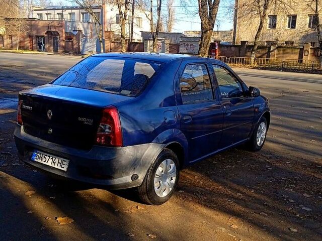 Синий Рено Логан, объемом двигателя 1.4 л и пробегом 190 тыс. км за 2700 $, фото 1 на Automoto.ua