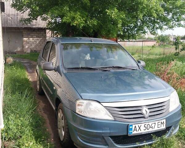Синий Рено Логан, объемом двигателя 1.39 л и пробегом 215 тыс. км за 5100 $, фото 1 на Automoto.ua