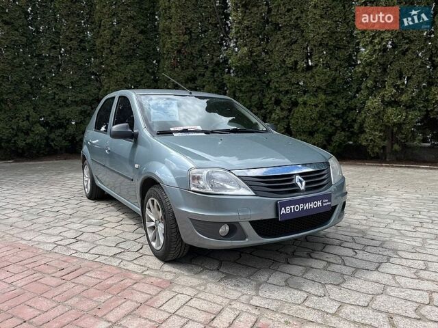 Синий Рено Логан, объемом двигателя 1.39 л и пробегом 198 тыс. км за 4500 $, фото 1 на Automoto.ua