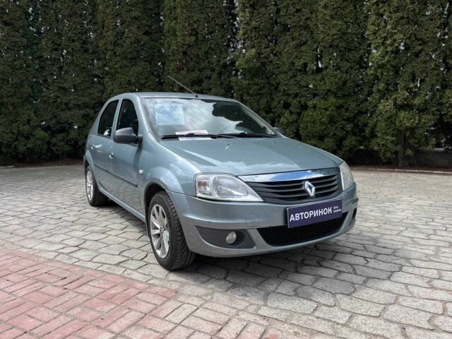 Синий Рено Логан, объемом двигателя 1.4 л и пробегом 198 тыс. км за 4500 $, фото 1 на Automoto.ua