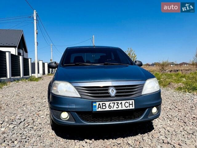Синий Рено Логан, объемом двигателя 1.6 л и пробегом 205 тыс. км за 4300 $, фото 1 на Automoto.ua