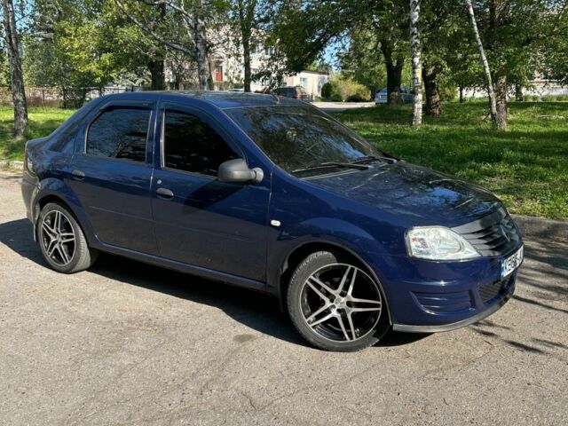 Синий Рено Логан, объемом двигателя 1.4 л и пробегом 196 тыс. км за 4500 $, фото 1 на Automoto.ua